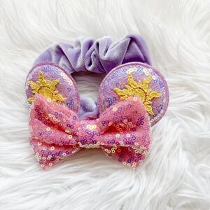 Rapunzel Mouse Scrunchies Mouse Hair Tie Adult Disney Kid Hair Accessories